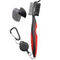thumbnail image 2 of Kit de limpieza de Golf, cepillo de limpieza de Golf, afilador de ranuras de Golf de 6 ángulos, limpiador de palos de Golf de doble cara, 2 of 5