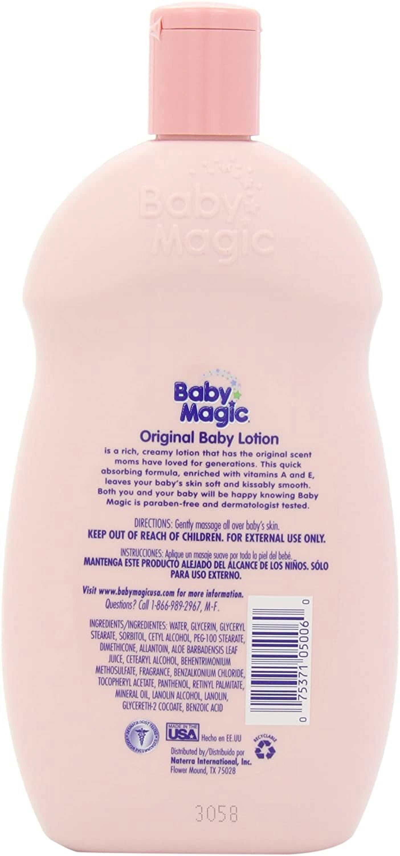 Baby Magic Gentle Baby Lotion Original Baby Scent 16.5 fl oz, 5 Pack