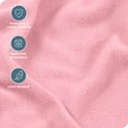 thumbnail image 4 of Juego de Sábanas de Vellón Acogedor Bare Home Vellón Polar Extra Suave Tamaño Twin Rosa Claro, 4 of 8