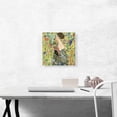 thumbnail image 2 of ARTCANVAS Lady With Fan 1918 Canvas Art Print by Gustav Klimt - Size: 12" x 12" (0.75" Deep), 2 of 9