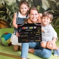 thumbnail image 4 of First Day of School Board Sign 11"x14" Double Sided Reusable and Erasable 1st First & Last Day Chalkboard Sign with 7 Liquid Chalk Markers Photo Prop Gift Back to School Supplies DIY Board for Kinder, 4 of 11