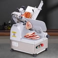 thumbnail image 2 of 550W Automatic Meat Slicer - 12 Inch Carbon Steel Blade Deli Slicer with Adjustable Thickness for Commercial and Home Kitchen Use, 2 of 7