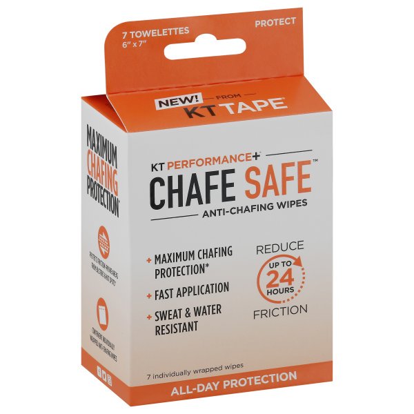 KT Tape Performance+ Chafe Safe AntiChafing Wipes