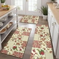 thumbnail image 2 of Pioneer Flower Floral Print Pattern Kitchen Rugs Sets Of 3,Kitchen Runner Rugs Non Skid Washable,Decorative Kitchen Floor Mats for Kitchen,Sink,Laundry,17"x30"+ 17"x47" + 17"x59", 2 of 6