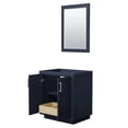 thumbnail image 2 of Wyndham Collection Miranda 30" No Sink Wood Single Bathroom Vanity in Blue, 2 of 5