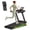 Black-17% Incline, variant on ROBORE 4-in-1 Treadmill with 17% Incline Workouts, Portable Treadmills for Home with Handle, Foldable Treadmills for Home and Office, 400 Lbs Weight Capacity, Three Touch Screen