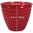thumbnail image 4 of Robert Allen Home & Garden IronStone 8" Avondale Round Metal Planter in Autumn Blaze, 4 of 6