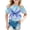 A-Multicolour89, variant on JAJAHO Girls Short Sleeve T Shirts For Kids Tie Dye Casual Round Neck Loose Fit Tee Ages 1-13 Years Summer Versatile Tops