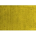 thumbnail image 1 of Ahgly Company Machine Washable Indoor Rectangle Abstract Yellow Contemporary Area Rugs, 2' x 5', 1 of 4