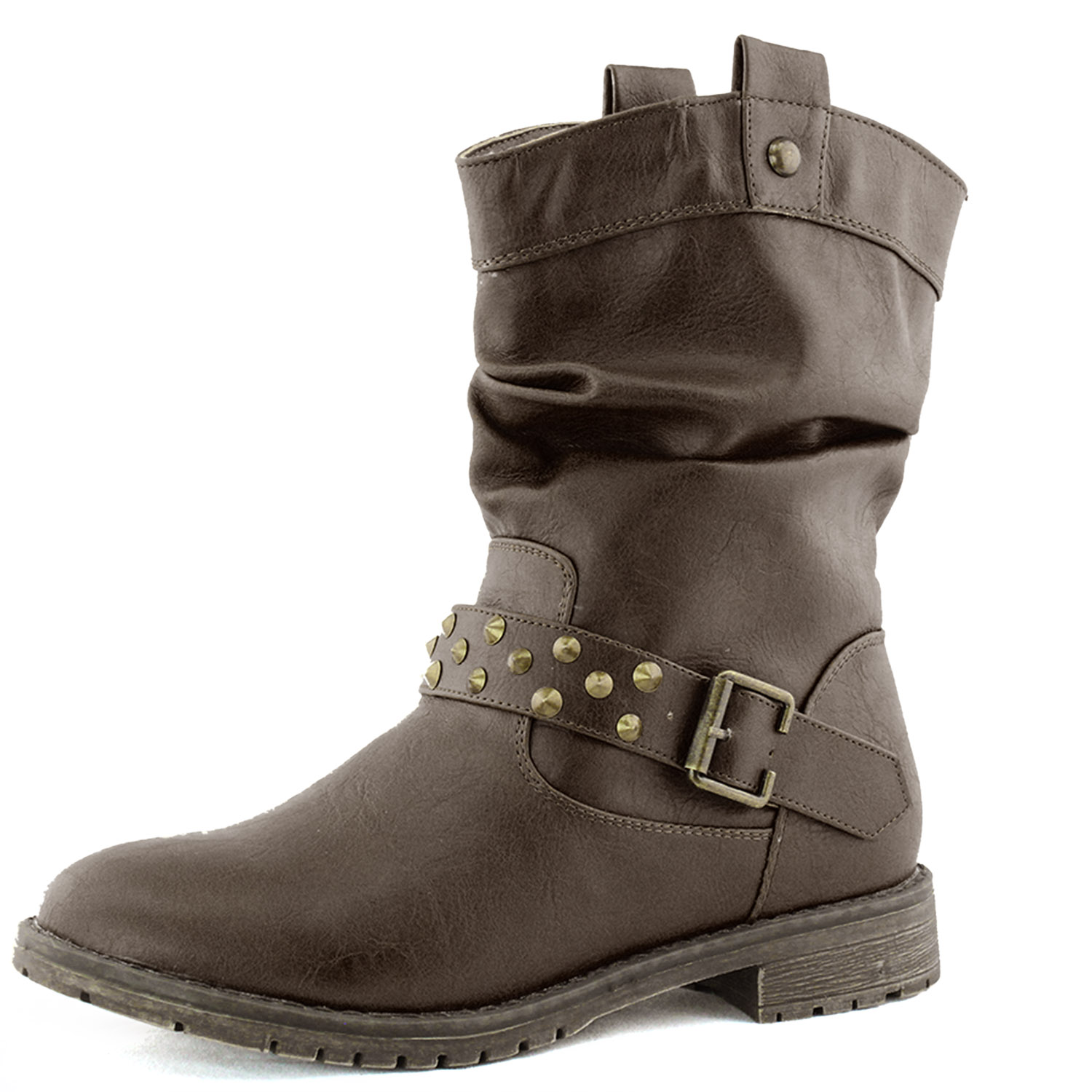grey western ankle boots