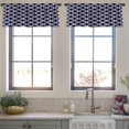 thumbnail image 3 of LALILO Kitchen Curtain Valance Ornamental Arabic Moroccan Rod Pocket Window Curtain 52"x 18" Set of 2, 3 of 5