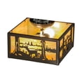 thumbnail image 7 of Meyda Tiffany 23978 Deer At Lake 2 Light 15" Wide Semi-Flush Square Ceiling Fixture -, 7 of 7