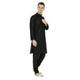 thumbnail image 3 of Mens Cotton Chikan Lucknowi Indian Kurta Pyjama Bollywood Style Ethnic Costume, 3 of 5