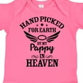 thumbnail image 4 of Inktastic Handpicked for Earth by My Pappy in Heaven with Angel Wings Boys or Girls Baby Bodysuit, 4 of 5
