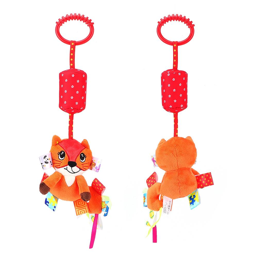 LYUMO Kids Baby Bed Crib Stroller Cartoon Animal Hanging Plush Toy