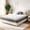 Gray, variant on 10 inch Twin Size Green Tea Memory Foam Mattress ,Gel Memory Foam Mattress in a Box, Medium, White