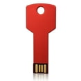 thumbnail image 2 of 32GB USB 2.0 Flash Drive for Key TOPESEL Metal Key Shape Thumb Drive Memory Stick Pen Drive Red, 2 of 7