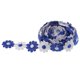 thumbnail image 5 of Cinta de Encaje de Margaritas de Colores, Apliques de Flores, Ribete de Confección de Costura, 3 Yardas, 25mm/0,98 Pulgadas, Adornos de Costura , Azul perfecl Cinta con ribetes de encaje de flor de margarita, 5 of 6
