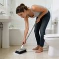 thumbnail image 4 of Floor Brush Triangular Pool Cleaning Brush Gray Detachable Rotatable Extendable Handle Removable Brush Head for Hard to Reach Corners(1Pc) by JASKFLY, 4 of 6