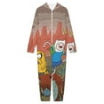 thumbnail image 3 of Adventure Time Jake The Dog Kids Hooded Jumpsuit Union Suit Onesie One Piece Blanket for Boys Girls, 3 of 7