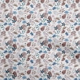 thumbnail image 1 of oneOone Cotton Cambric Brown Fabric Tropical Quilting Supplies Print Sewing Fabric By The Yard 56 Inch Wide, 1 of 4