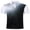 White, variant on Men Golf Polo Shirts Short Sleeve Button Down Gradient Tropical 3D Print Dry Fit Moisture Wicking Athletic Performance Shirt