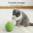thumbnail image 4 of Kitty Grinding Claw Scratching Ball Soft Cute Sisal Ball Kitty Biting Toy Moyic PT001242-00, 4 of 6