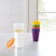 thumbnail image 3 of Paquete de 8 vasos de plástico reutilizables, vasos coloridos para acampar de 601-700 ml TUNC Sencillez, 3 of 5