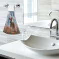 thumbnail image 7 of 2PCS Velcro Hangable Hand Towels Quick-Drying Hanging Kitchen Towels for Kitchen & Bathroom Brown Cow, 7 of 7