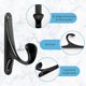 thumbnail image 4 of Wall Mounted Coat Hook, Coat Hooks, Retro Black Coat Hooks To Screw On, Robe Hook , Single Hook For Kitchen Bathroom Bedroom, 4 of 5