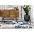 thumbnail image 7 of Well Woven Belli Blue Modern Geometric Geometric Dots Boxes Runner Rug (2'7" x 7'3"), 7 of 7