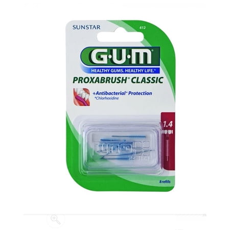 GUM Recharge Brosettes Extra Fines par 8 UNITES