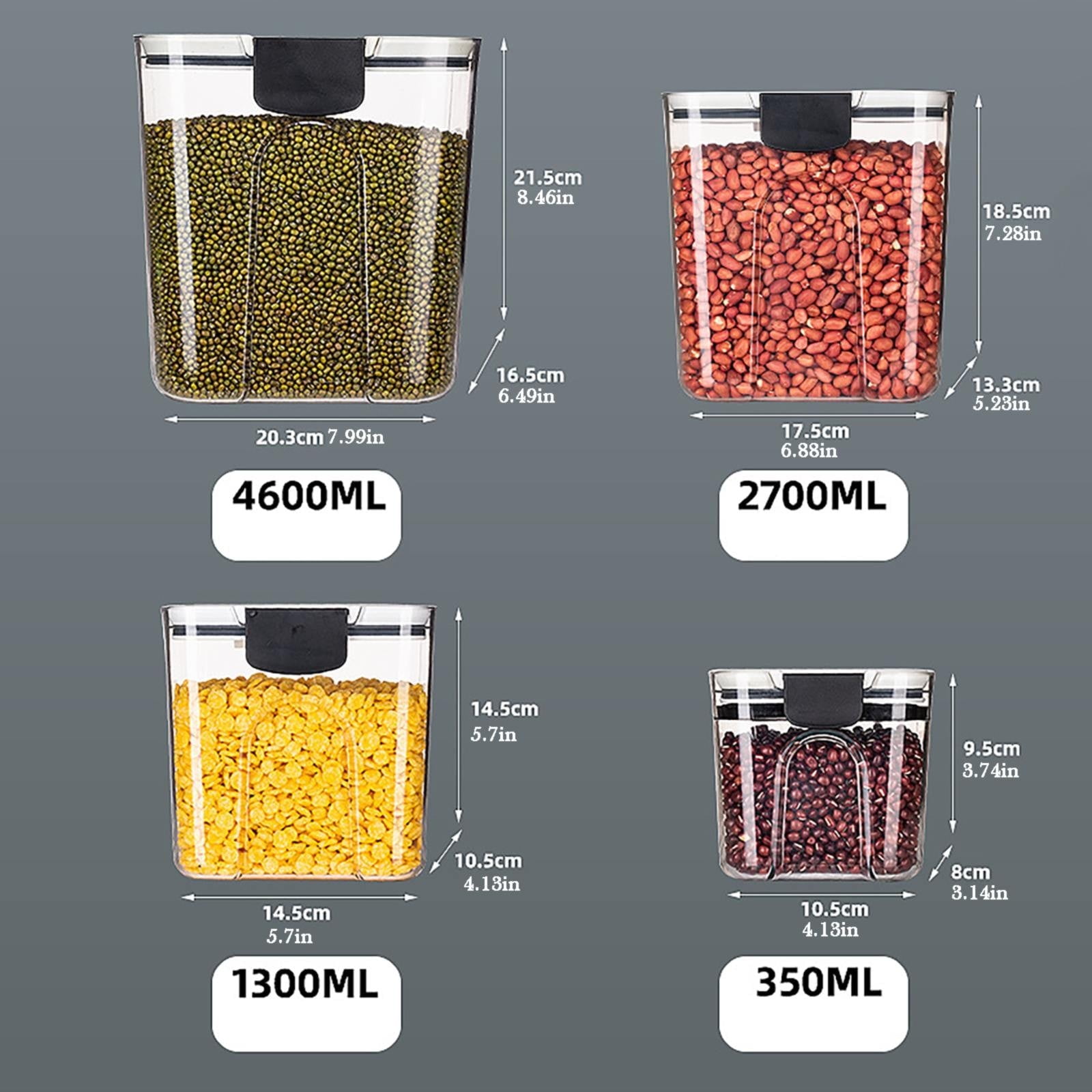 Dinmmgg Preservation Storag Orliya Baking Storage Set Orliya Baking Containers Storage Set With Labels Flour Sugar Storage Containers Set Airtight Food Storage Canisters Sets For Kitchen Pantry O