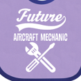 thumbnail image 4 of Inktastic Future Aircraft Mechanic Childs Occupation Boys Baby Bib, 4 of 4