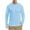 Light Blue, variant on Nmnitkp Mens Sun Protection Shirts High Quality Sunscreen Fabric Sun Shirt UPF 50+ Men's Fishing Long Sleeve UV Protection Hoodie Hiking Rash Guard Swimming Running