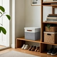 thumbnail image 3 of Storage Box with Lid Decorative Box Large Storage Bins with Lid ( & with Flip Lid), 3 of 9