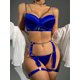 thumbnail image 1 of 2023 ropa interior sexy europea y americana cadena de metal sexy traje de tres piezas azul real S XianweiShao 1327533017558, 1 of 1