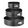 thumbnail image 1 of Moldes para pasteles desmontables Belug Redondos Negros 3 pz, 1 of 5