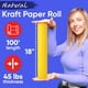 thumbnail image 2 of Rollo de papel kraft Paclord 18 x 30 cm 30 m amarillo 20 kg, 2 of 8