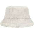 thumbnail image 4 of CoCopeaunts Plain Bucket Hats for Women Lamb Plush Soft Warm Fisherman Hat Winter Solid Color Casual Lady Outdoor Bucket Cap, 4 of 8