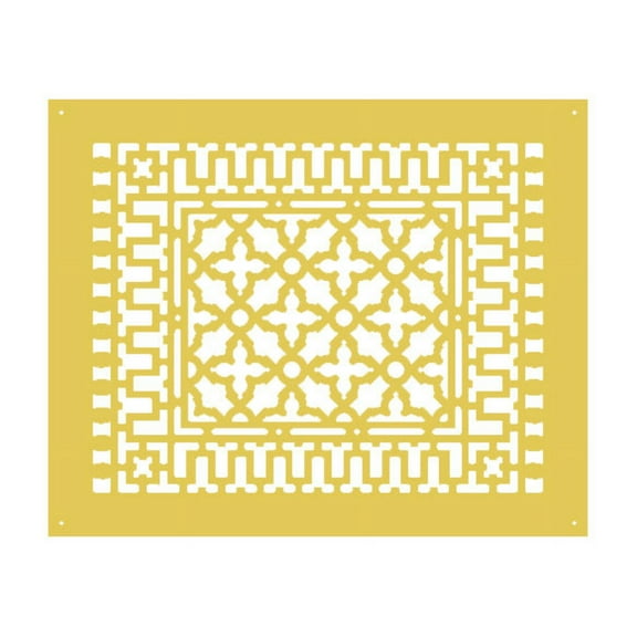 Reggio Registers 1620-Ah Scroll Series 14" X 18" Grille - Gold
