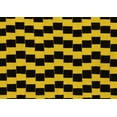 thumbnail image 1 of Ahgly Company Machine Washable Indoor Rectangle Abstract Yellow Modern Area Rugs, 7' x 10', 1 of 4