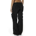 thumbnail image 3 of WISEFIN Women's Trousers Casual Pocket Low Waist Straight Fit Cargo Pants, 3 of 3