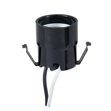 B&P Lamp® Edison Size Socket With Clip and 8 Inch Lead Wires