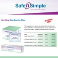 thumbnail image 6 of Safe N Simple No-String Skin Barrier Film, Non-Sterile, Individual Packet Wipes, 100 Ct, 6 of 8