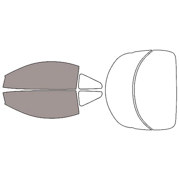 Avery Dennison NR Nano Ceramic IR Window Tint Kit Compatible with Eagle Talon 1995-1998 - Front