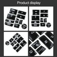 thumbnail image 6 of Ana Black Gear Shift Switch Button Guard Cover Decal For Honda for Accord 2018-21, 6 of 9