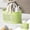 Green, variant on Plastic Bath Storage Basket with Handle Bathroom Toiletries Organizer Caddy for Shower Portable Bath Caddy with Drainage Holes Shampoo Conditioner Soap Holder for Home Dorm Gym 9.84x7.87x6.30 Inch