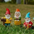 thumbnail image 6 of Darzheoy Dwarf Animal Garden Decorations, Dwarves Garden Gnome Statue Kit Dwarfs Statue Animal Statue Fairy Garden Accessories Gift for Lover, Friends Family, 6 of 9