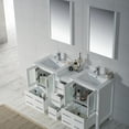 thumbnail image 5 of 60" Freestanding Bathroom Vanity with Side Cabinet& Vessel Sink - Glossy White, 5 of 6